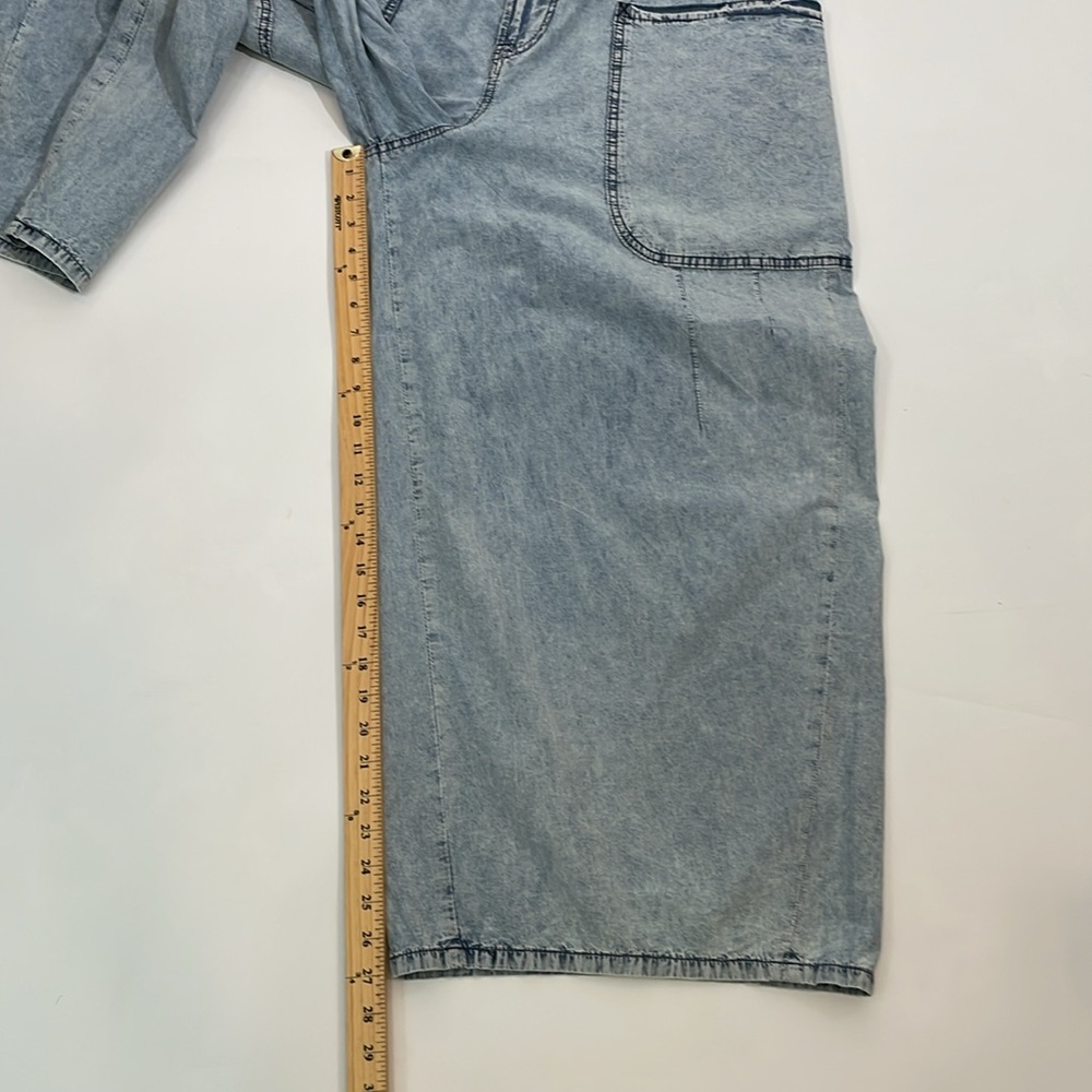 We The Free Light Blue Wide Leg Flare Jeans - Picture 10 of 15